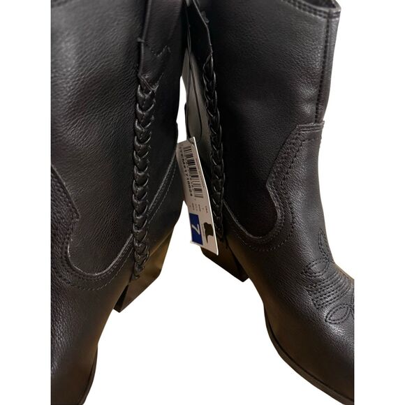 🟢Brand New DV Dolce Vita Kellar Western Pointed Toes Black Boots Size 7 - Picture 14 of 15